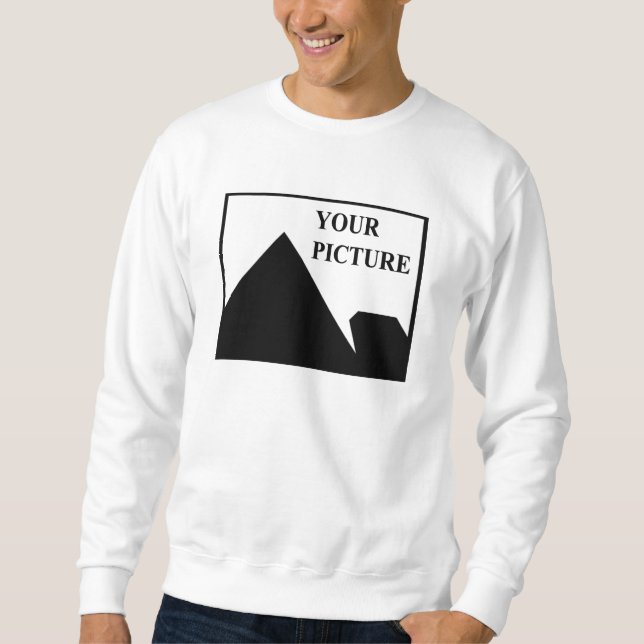 Moletom Adicionar Nome Personalizado da Empresa de Negócio (Frente)