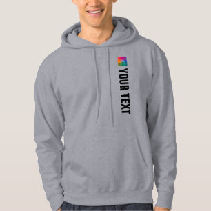 Moletom Adicionar texto Carregar imagem Modelo de camisola