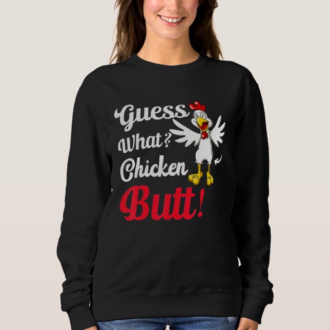 Moletom Adivinha Que Bumbum De Frango! (Frente)