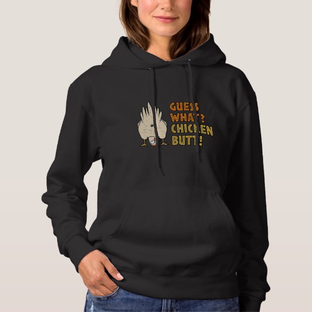 Moletom Adivinha que Bumbum de frango explora (Frente)