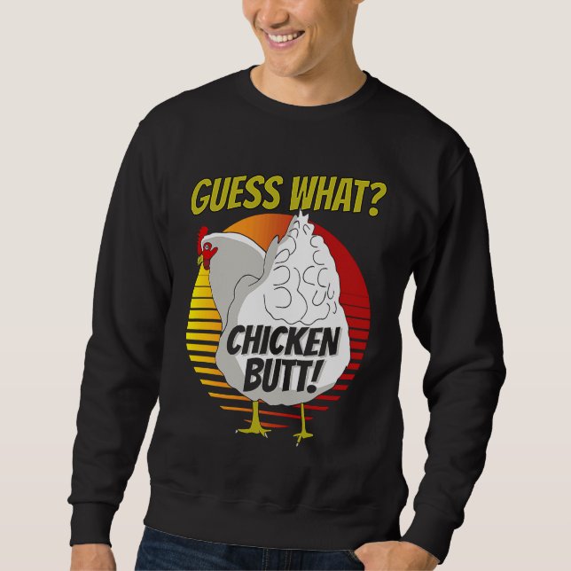 Moletom Adivinha que frango de Bumbum de frango adivinha q (Frente)