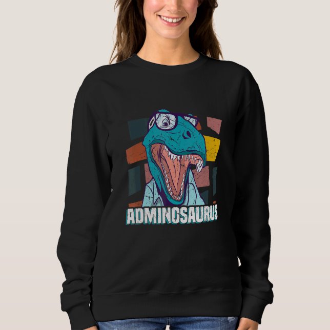 Moletom Adminosaurus Código Codificação Tecnologia Desenvo (Frente)