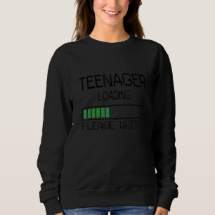 Moletom Adolescente carregando, por favor aguarde