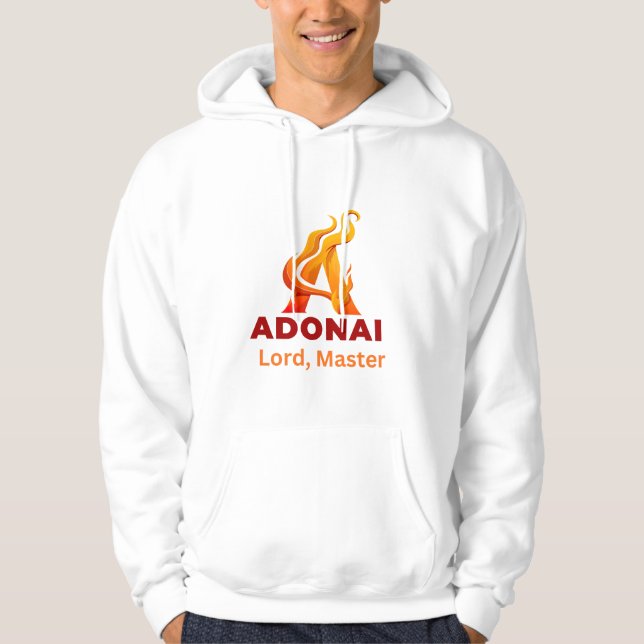 Moletom Adonai – Lord and Master Christian Hoodie  (Frente)