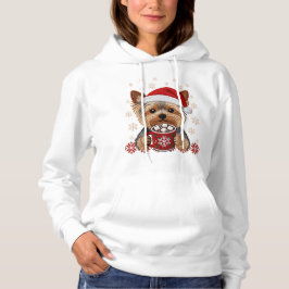 Moletom Adorable Christmas Yorkshire Terrier