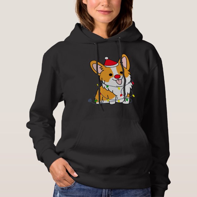 Moletom Adorable Corgi Christmas (Frente)