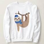 Moletom Adorável Hanukkah Sloth<br><div class="desc">Festivo personalizado design Hanukkah.</div>