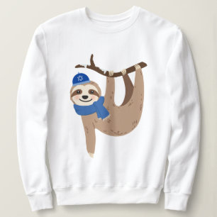 Moletom Adorável Hanukkah Sloth