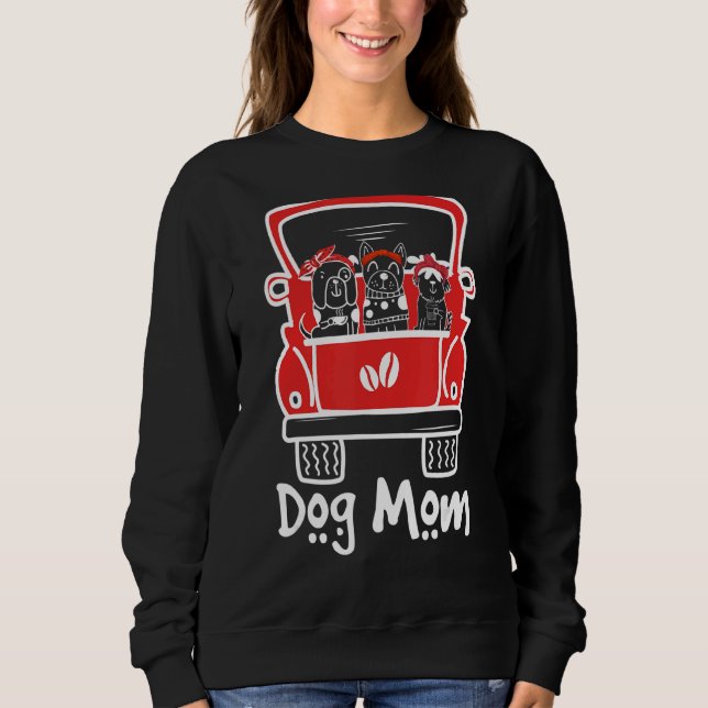 Moletom Adoro Andar Com Meus Cachorros Mãe (Frente)