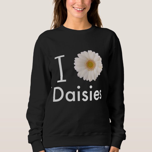 Moletom Adoro Daisies Gerber Daisy White Flower (Frente)