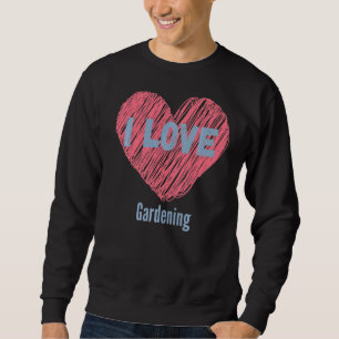 Moletom Adoro Gardening Heart Image Hobby Ou Hobbyist