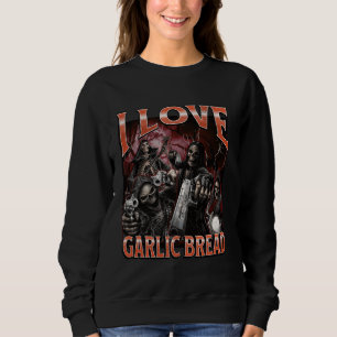 Moletom Adoro Garlic Bread Funny Duro Skeleton Meme Boott