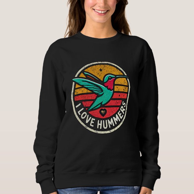 Moletom Adoro Hummers Bird Hummingbird Colibri (Frente)
