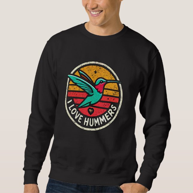 Moletom Adoro Hummers Bird Hummingbird Colibri (Frente)