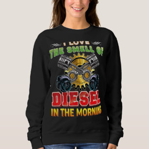Moletom Adoro O Cheiro De Diesel Na Manhã Mecânica