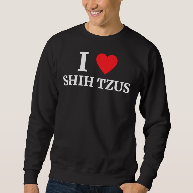 Moletom Adoro Shih Tzus Heart (Frente)