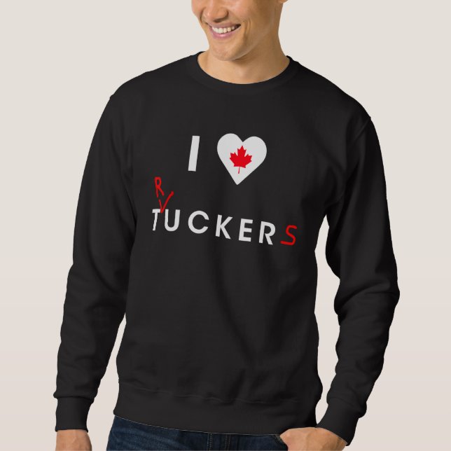 Moletom Adoro Tucker Funny Trucker Freedom Convoy 2022 (Frente)