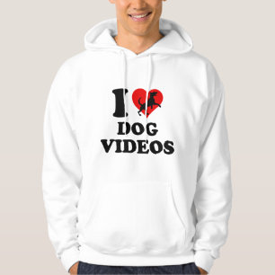 Moletom Adoro vídeos de cães