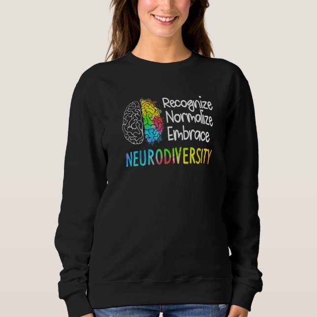 Moletom Adotar Neurodiversidade Celebra O Espectro Brai (Frente)
