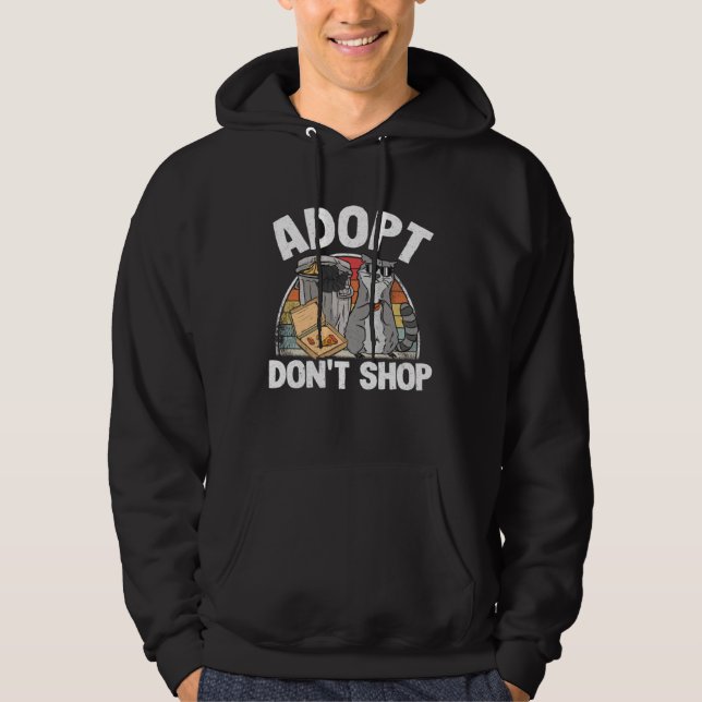 Moletom Adote Não Compre  Guaxinim  1 (Frente)