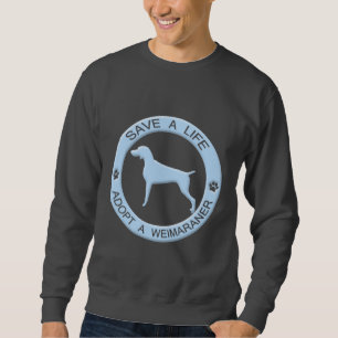 Moletom Adote um t-shirt de Weimaraner