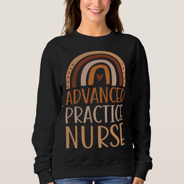 Moletom Advanced Practice Nurse Nursing School Trendy Bohe (Frente)