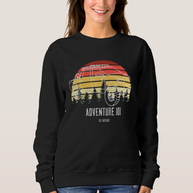 Moletom Adventure 101 Retro Vintage Tundra. (Frente)