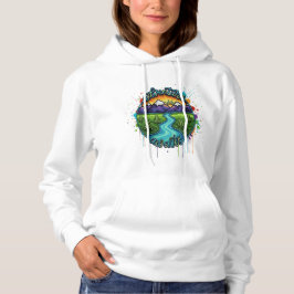 Moletom Adventure Aguarda Hoodie 3D Crop Grafite