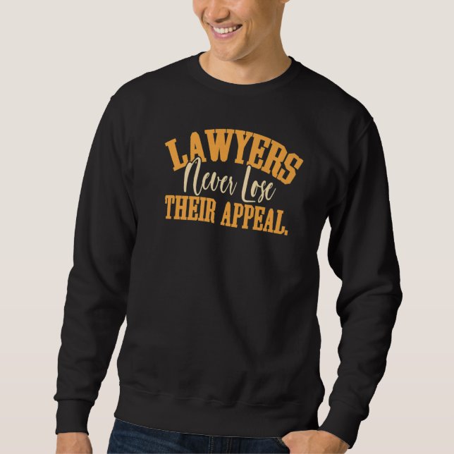 Moletom Advogados Nunca Perder Tribunal de Recurso (Frente)