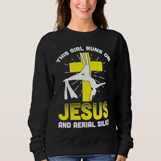 Moletom Aerial Silks For Aerial Dancer Silk Aerialist Air  (Frente)