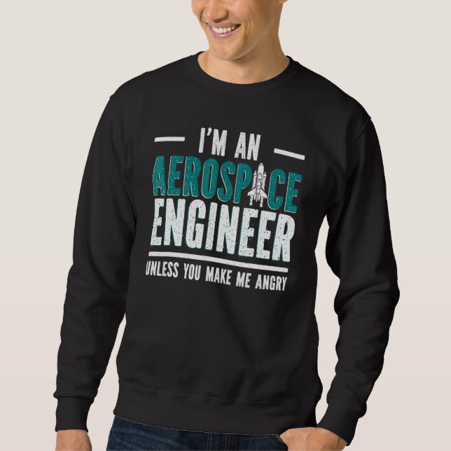 Moletom Aerospace Engineer  Aerospace Engineering (Frente)