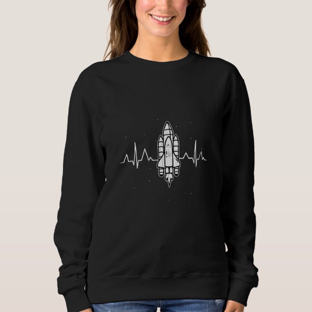 Moletom Aerospace Engineering Heartbeat Engineer Graphic (Frente)