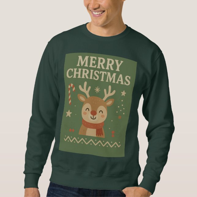 Moletom  Aesthetic Christmas Sweater (Frente)
