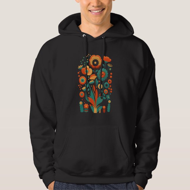 Moletom Aesthetic Flowers Bohemian Wildflowers Floral Grap (Frente)