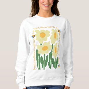 Moletom Aestic Daisy Kindness Abelhas Primavera de flor se