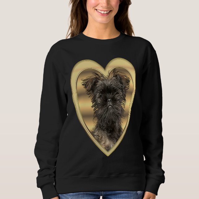 Moletom Affenpinscher  Affenpinscher Dog Heart  Affenpinsc (Frente)