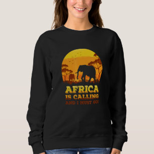 Moletom África Liga E Eu Tenho Que Ir Para A Elepha Da Áfr