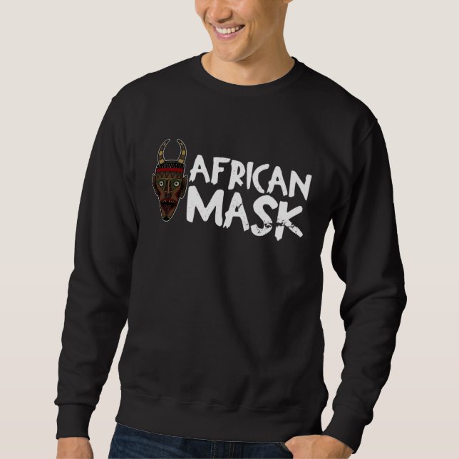 Moletom Africa Mask African Afro History Reggae Melanin  1 (Frente)