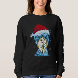 Moletom African Bird Christmas Shoebill Santa Hat Shoebill