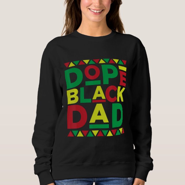 Moletom African Dad Black Father Father s Day Melanin Dad (Frente)