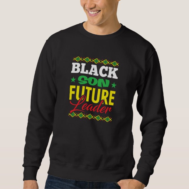 Moletom African History Black Son Future Leader (Frente)