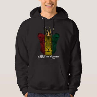Moletom African Queen Lion Black History Month BLM Pride B