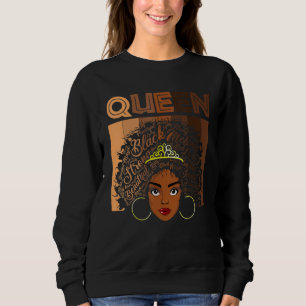 Moletom Afro Black Melanin Queen Roupa Afro-Americano