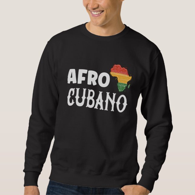 Moletom Afro Cubano Melanin Afro (Frente)