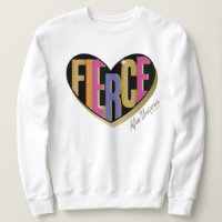 Afro Unicorn Fierce Heart Design