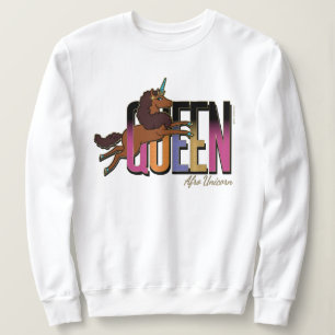 Moletom Afro Unicorn Queen Design