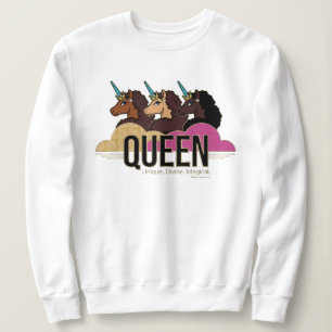 Moletom Afro Unicorn Queen Trio Design