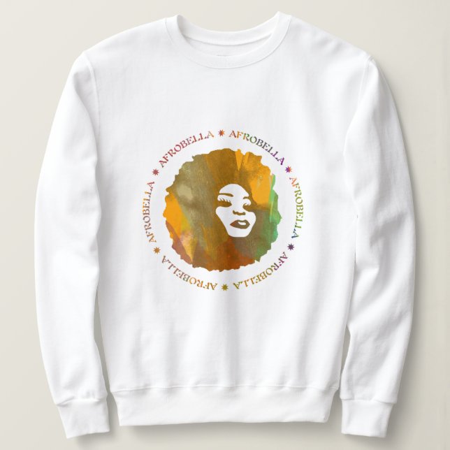Moletom Afrobella Long Sleeve (Frente do Design)
