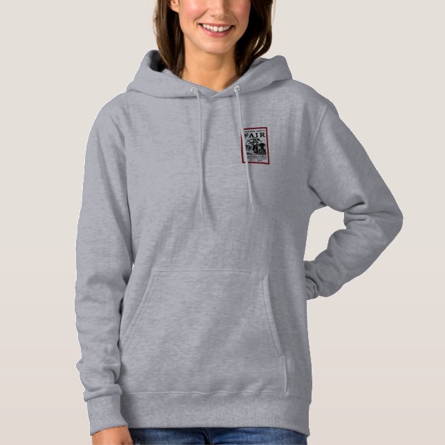 Moletom Ag Sociedade Feminino Capuz Cinza (Frente)