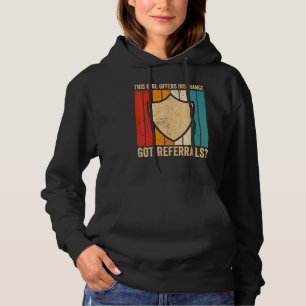Moletom Agente de Seguro Funny Broker Girl Oferece Seguro